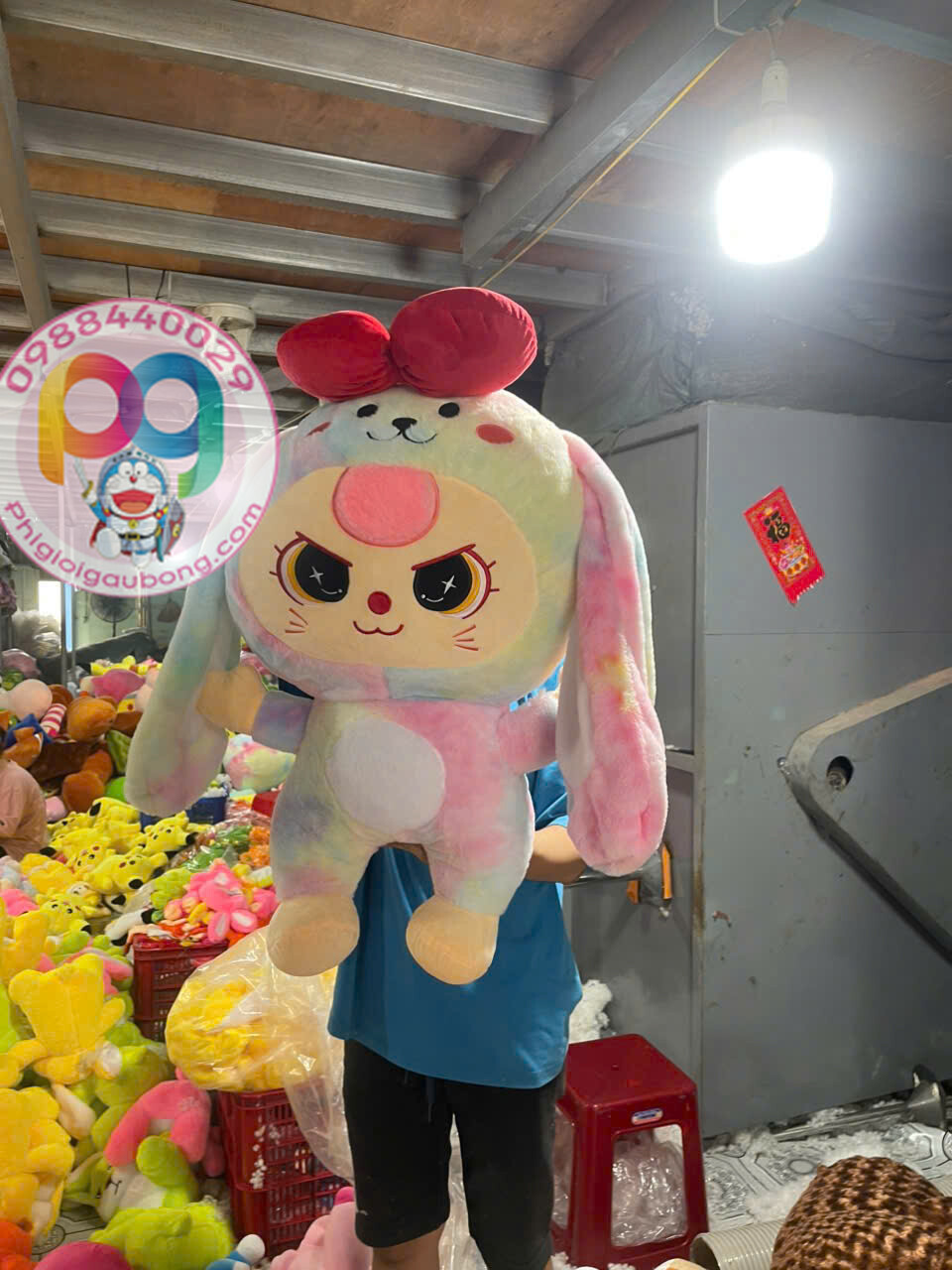 Gấu bông thỏ Bé Ba