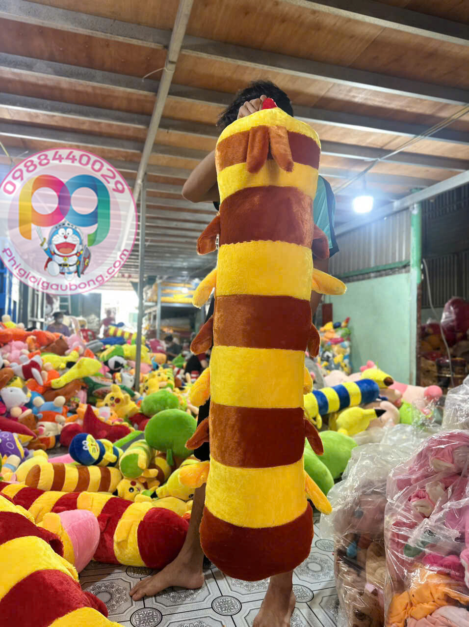 Gấu bông con sâu ( lớn )