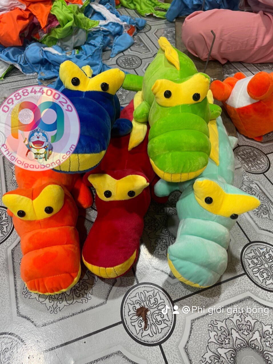 Gấu bông cá sấu 29k